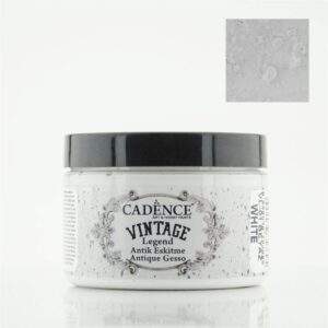 Cadence Kumlu Antik Eskitme VL 01 Beyaz
