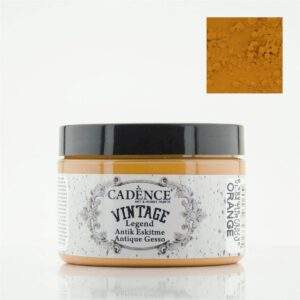 Cadence Kumlu Antik Eskitme VL 04-Turuncu