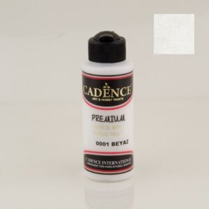 Premium Akrilik Boya 0001 Beyaz 120ML