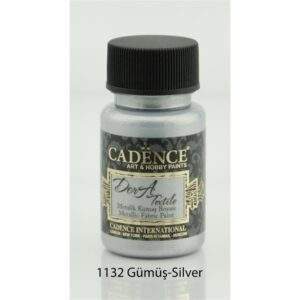 Cadence Dora Kumaş Metalik 1132 Gümüş 50 ml