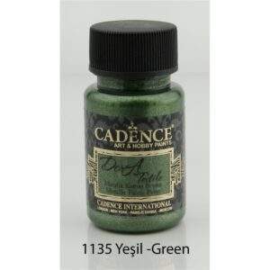 Cadence Dora Kumaş Metalik 1135 Yeşil 50 ml