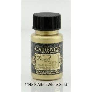 Cadence Dora Kumaş Metalik 1148 Beyaz Altın 50 ml