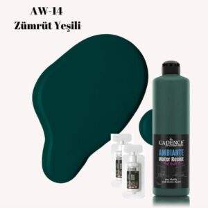 Cadence Ambiante Islak Zemin Boyası AW-14 Zümrüt Yeşili 500 ML
