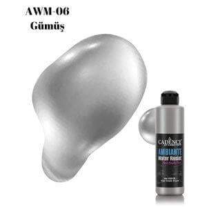 Cadence Ambiante Islak Zemin Boyası AWM-06 Gümüş Metalik 250 ML