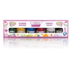 Cadence Kooky 6'lı Kumaş Boyası Seti 30ML