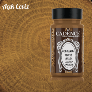 Cadence Colour On Renkli Vernik CV12 Açık Ceviz