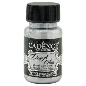 Cadence Dora Metalik Cam Boyası 3132 Gümüş 50ML