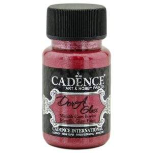 Cadence Dora Metalik Cam Boyası 3133 Kırmızı 50ML