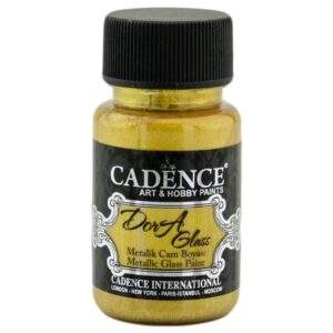 Cadence Dora Metalik Cam Boyası 3136 R. Gold 50ML