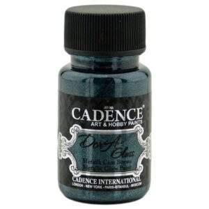 Cadence Dora Metalik Cam Boyası 3140 Petrol 50ML