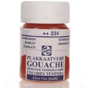 Talens Gouache Extra Fine Quality Bottle 16 ml Scarlet 334