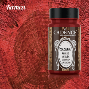 Cadence Colour On Renkli Vernik CV04 Kırmızı