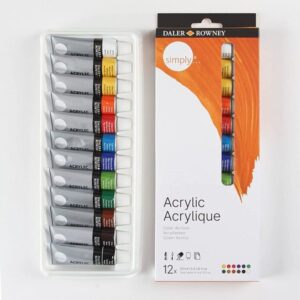 Daler Rowney Simply 12 x 12 ml Akrilik Boya